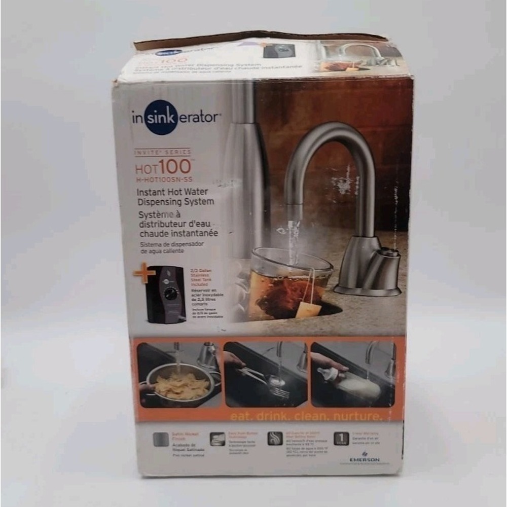 Instant Hot Water Dispenser DESPENSING SYSTEM InSinkErator H-HOT100SN-SS